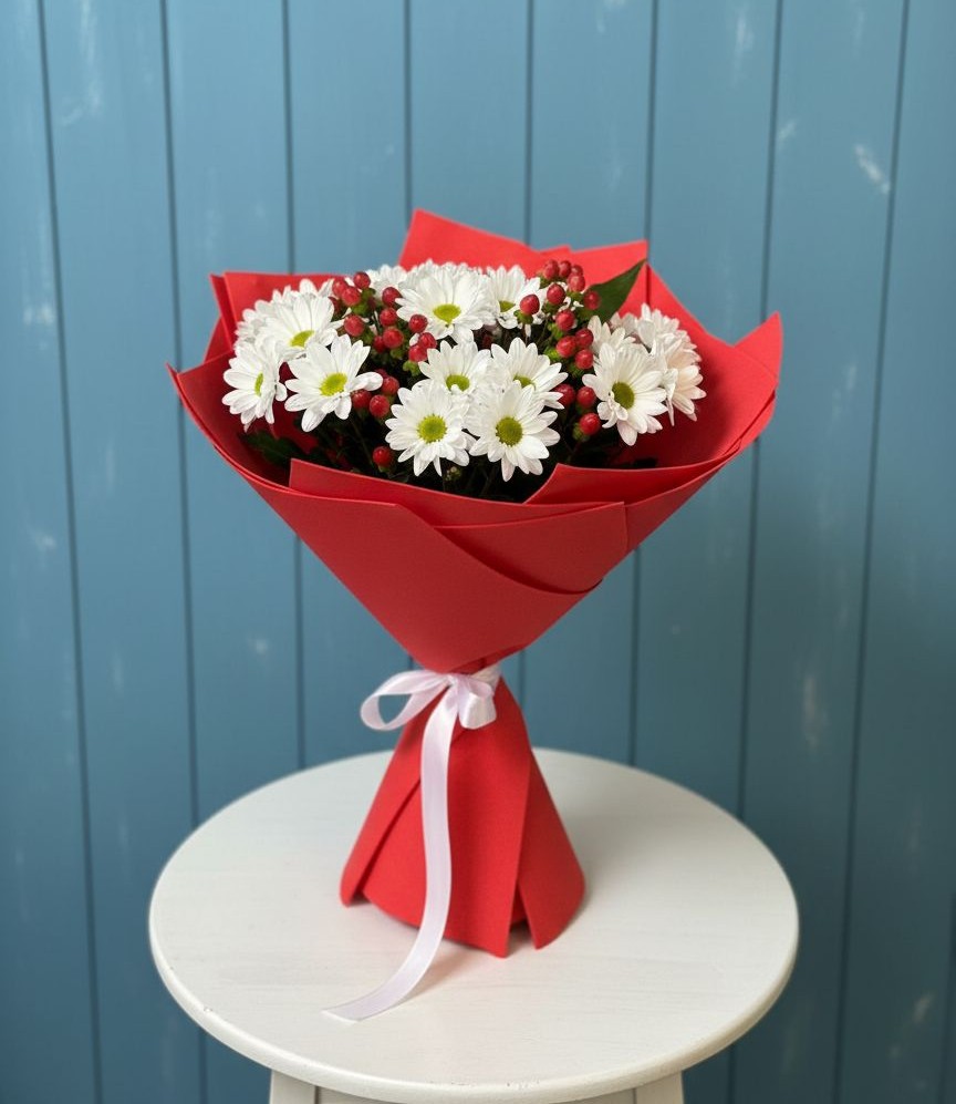 Букет цветов из: Хризантемы в Наро-Фоминске