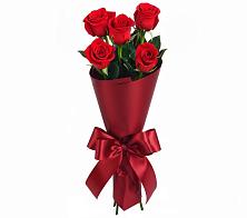 Букет 5 Красных роз Эдлесс Лав в Наро-Фоминске