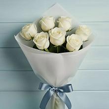 Букет 7 Белых роз Эдлесс Лав #REPLACE_PRED# Наро-Фоминске