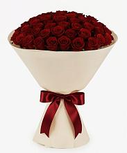 Букет 101 Бордовая роза Блэк Бакарра в Наро-Фоминске