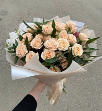 Букет Кремовые розы Латте в Наро-Фоминске