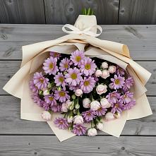 Букет цветов из:  Розы и Хризантемы в Наро-Фоминске