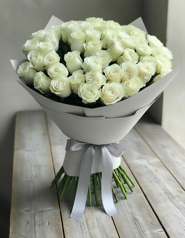 Букет 35 Белых роз в Наро-Фоминске