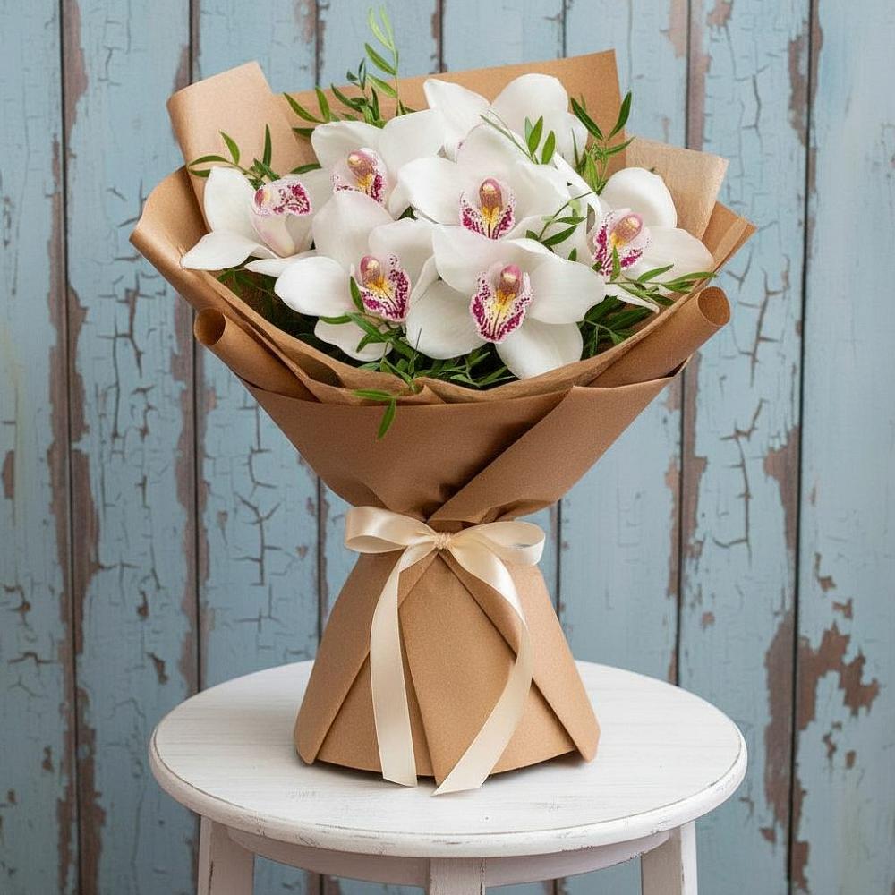 Букет цветов из: Орхидеи и Розы в Наро-Фоминске