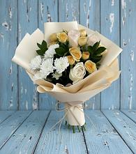 Букет цветов из:  Розы и Хризантемы в Наро-Фоминске