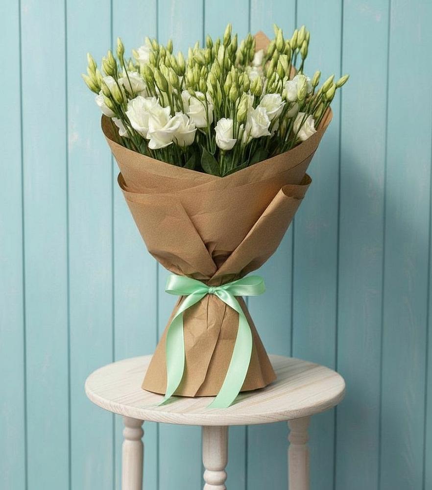 Букет цветов из: Лизиантусы в Наро-Фоминске