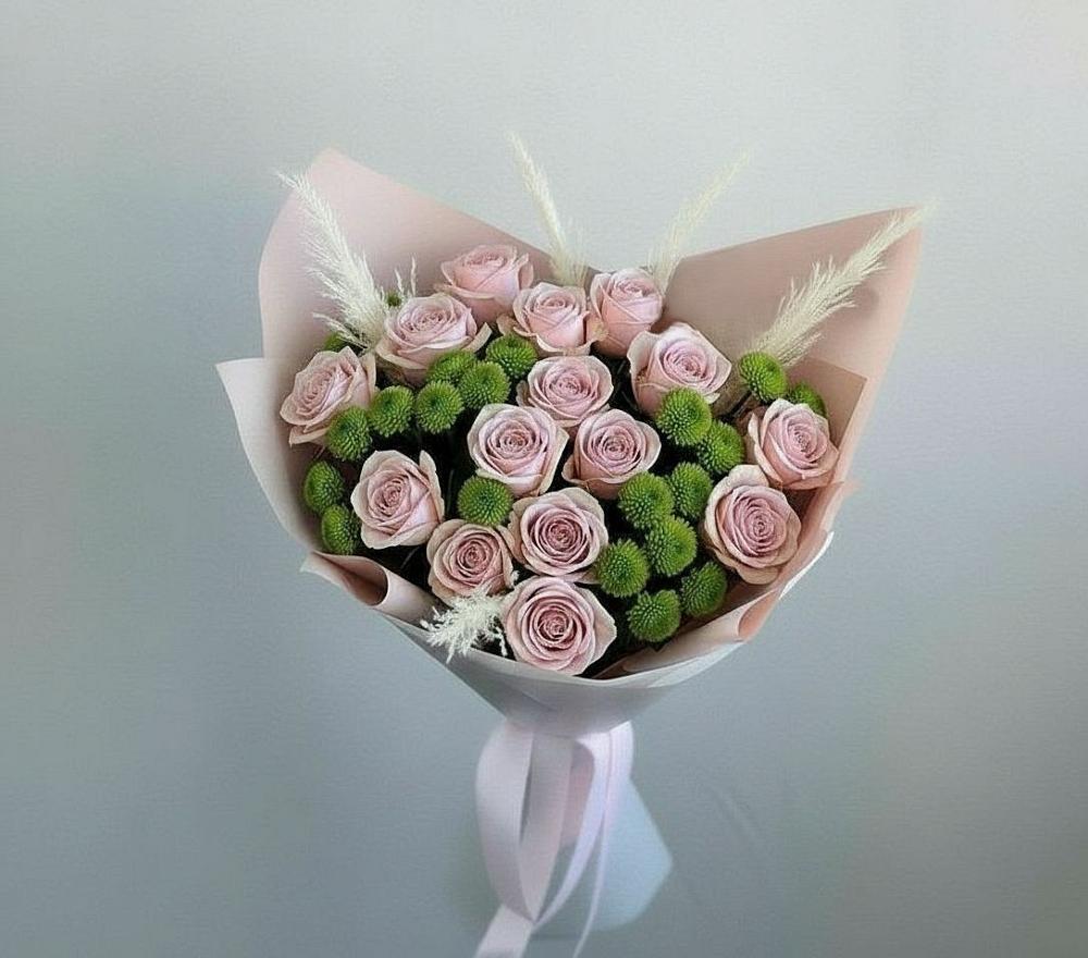 Букет цветов из: Розы и Хризантемы в Наро-Фоминске