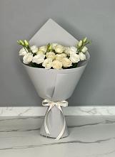 Букет цветов из:  Розы и Лизиантусы #REPLACE_PRED# Наро-Фоминске